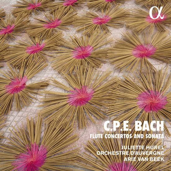 FLUTE CONCERTOS AND SONATAS/ JULIETTE HUREL, ARIE VAN BEEK [ALPHA COLLECTION 47] [C.P.E 바흐: 플루트 협주곡과 무반주 플루트 소나타 - 줄리에트 위렐]