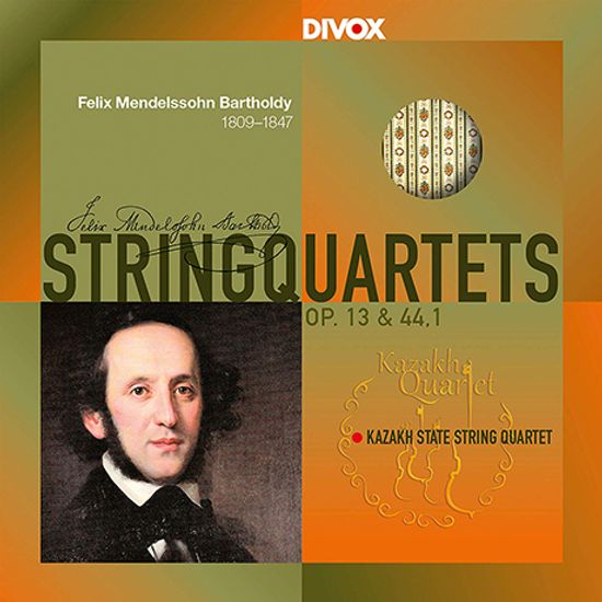 STRING QUARTETS, OP.13 & 44,1/ KAZAKH STATE STRING QUARTET [멘델스존: 현악사중주 2, 3번 - 카자흐 현악사중주단]