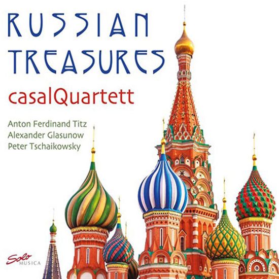 RUSSIAN TREASURES/ CASAL QUARTETT [티츠, 차이코프스키: 현악사중주 & 글라주노프: 다섯 개의 노벨레테 외]