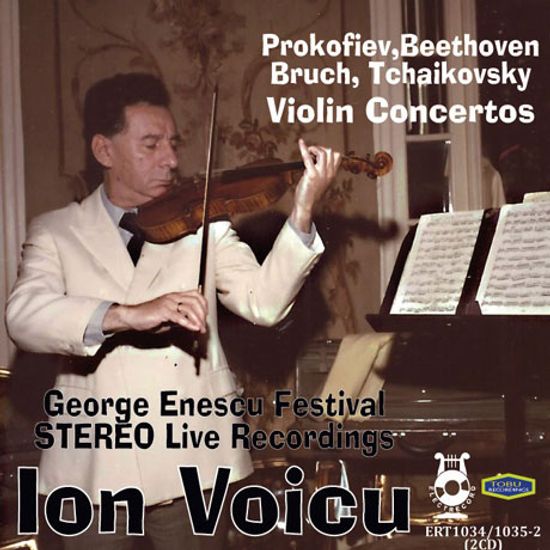 PROKOFIEV, BEETHOVEN,  BRUCH, TCHAIKOVSKY: VIOLIN CONCERTOS/ JOHN BARBIROLLI [이온 보이쿠: 조르쥬 에네스쿠 음악제 실황]