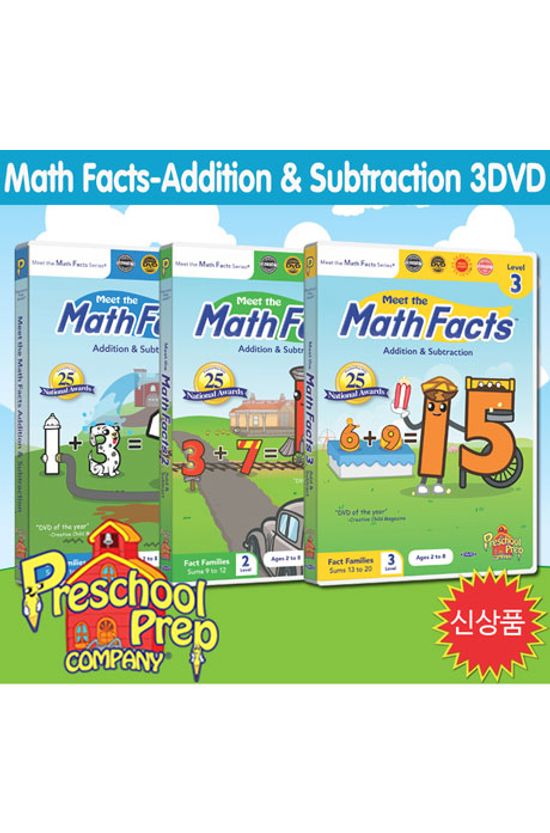 프리스쿨 프랩: 매쓰 팩트 3 [PRESCHOOL PREP: MATH FACTS - ADDITION & SUBTRACTION]