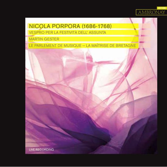 VESPRO PER LA FESTIVITA DELL`ASSUNTA/ MARTIN GESTER [포르포라: 소녀 합창단을 위한 종교 합창집]