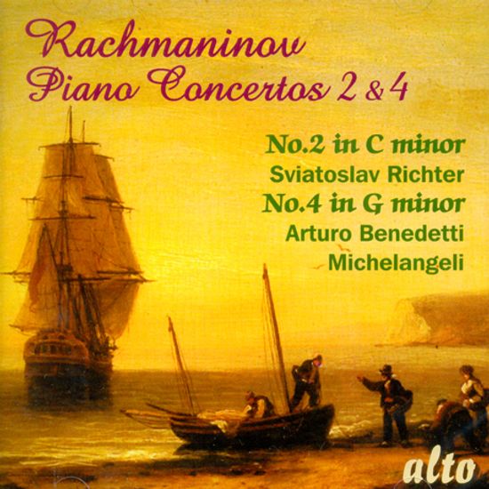 PIANO CONCERTOS 2 & 4/ SVIATOSLAV RICHTER, ARTURO BENEDETTI MICHELANGELI