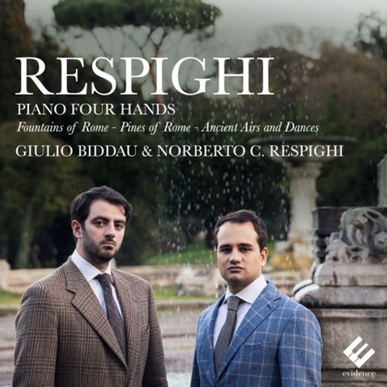 PIANO FOUR HANDS/ GIULIO BIDDAU, NORBERTO CORDISCO RESPIGHI [레스피기: 네 손을 위한 피아노 작품 - 빗다우 & 레스피기]