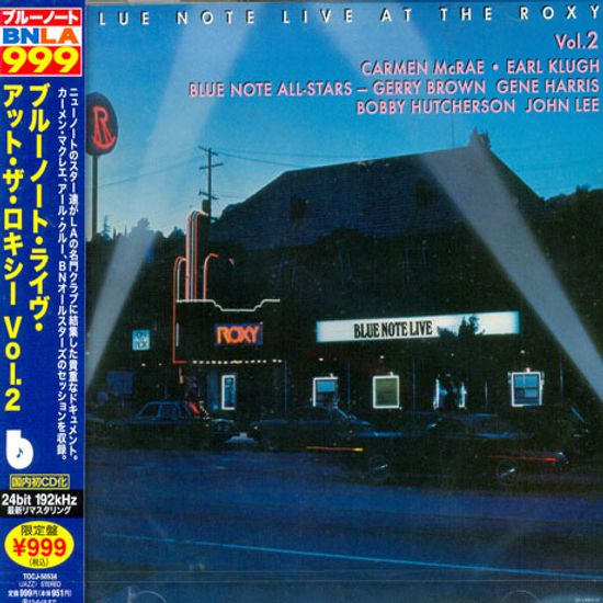 BLUE NOTE LIVE AT THE ROXY VOL.2 [JAPAN EDITION]