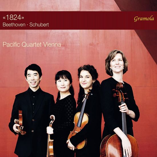 1824/ PACIFIC QUARTET VIENNA [베토벤: 현악사중주 12번, 슈베르트: 현악사중주 13번 ‘로자문데’ - 빈 퍼시픽 사중주단]