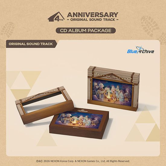 블루 아카이브 4주년 기념 [BLUE ARCHIVE] [CD ALBUM PACKAGE VER]