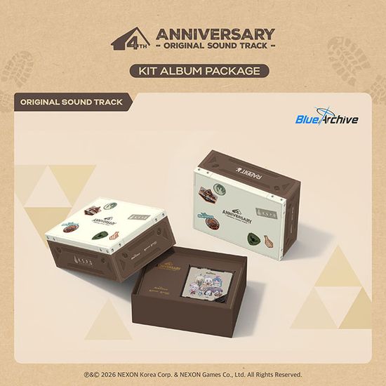 블루 아카이브 4주년 기념 [BLUE ARCHIVE] [KIT ALBUM PACKAGE VER]