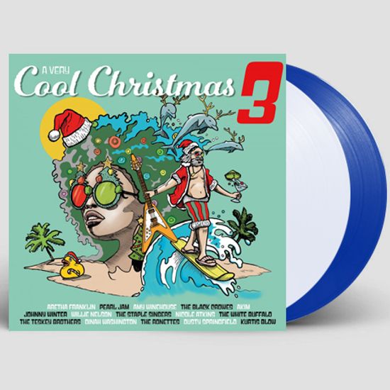 A VERY COOL CHRISTMAS 3 [CRYSTAL CLEAR & CLEAR BLUE] [180G LP]