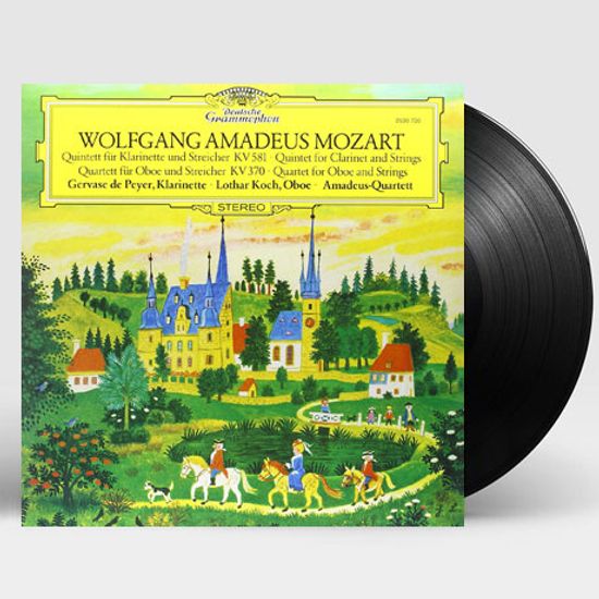 QUINTET FOR CLARINET & QUARTET FOR OBOE AND STRINGS/ GERVASE DE PEYER, LOTHAR KOCH [모차르트: 클라리넷 오중주 & 오보에 사중주] [LP]