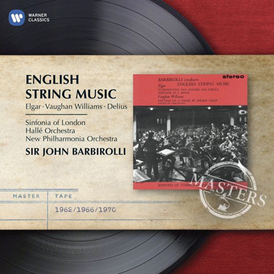 ENGLISH STRING MUSIC/ JOHN BARBIROLLI [WARNER MASTERS]
