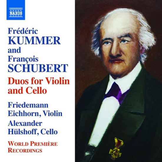 DUOS FOR VIOLIN AND CELLO/ FRIEDEMANN EICHHORN, ALEXANDER HULSHOFF [쿠머 & 슈베르트: 바이올린과 첼로를 위한 이중주 작품들]