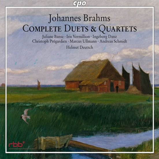 COMPLETE DUETS & QUARTETS/ JULIANE BANSE, HELMUT DEUTSCH [브람스: 2중창, 4중창 전집]