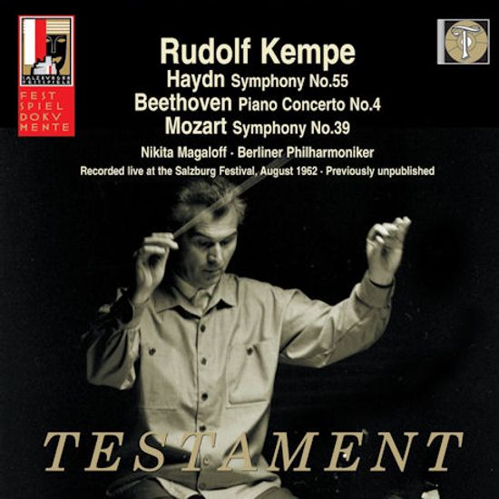 SYMPHONY NO.55 & PIANO CONCERTO NO.4, SYMPHONY NO.39/ RUDOLF KEMPE [루돌프 켐페: 하이든, 베토벤, 모차르트]