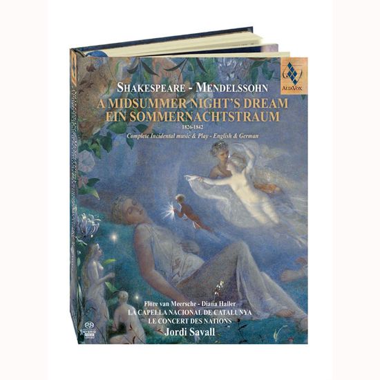 A MIDSUMMER NIGHT`S DREAM OP.61, OP.21/ JORDI SAVALL [SACD HYBRID] [멘델스존: 한 여름 밤의 꿈 - 조르디 사발]