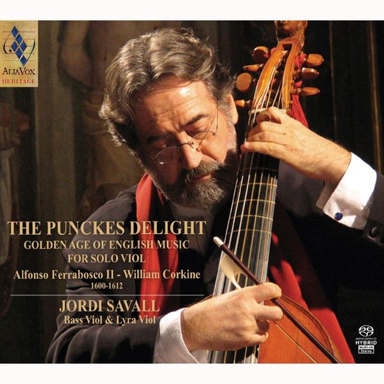 THE PUNCKES DELIGHT: GOLDEN AGE OF ENGLISH MUSIC FOR SOLO VIOL/ JORDI SAVALL [SACD HYBRID] [코킨, 페보스코, 플레이포드: 영국 음악의 황금기 솔로 비올 작품집 - 조르디 사발]