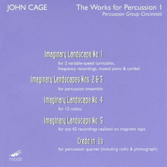 THE WORKS FOR PERCUSSION 1/ PERCUSSION GROUP CINCINNATI [존 케이지: 타악기 작품 1집 - 신시내티 퍼커션 그룹]