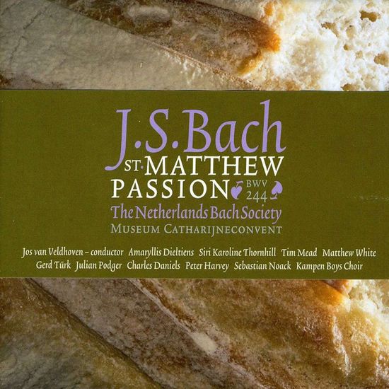 ST.MATTHEW PASSION BWV 244/ JOS VAN VELDHOVEN [SACD HYBRID] [바흐: 마태 수난곡 - 호스 반 벨트호벤]