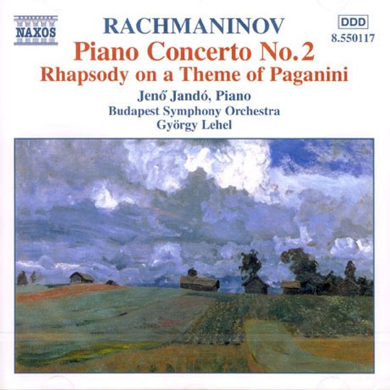 PIANO CONCERTO NO.2 & RHAPSODY ON A THEME OF PAGANINI/ JENO JANDO, GYORGY LEHEL [라흐마니노프: 피아노 협주곡 2번 & 파가니니 주제에 의한 랩소디 - 예뇌 얀도]