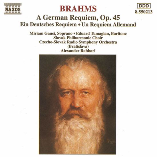 A GERMAN REQUIEM OP.45/ ALEXANDER RAHBARI [브람스: 독일 레퀴엠 - 라바리]