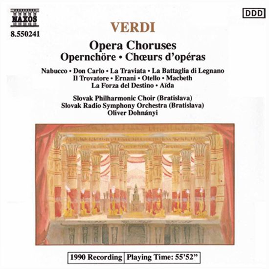 OPERA CHORUSES/ OLIVER DOHNANYI [베르디: 오페라 합창곡]