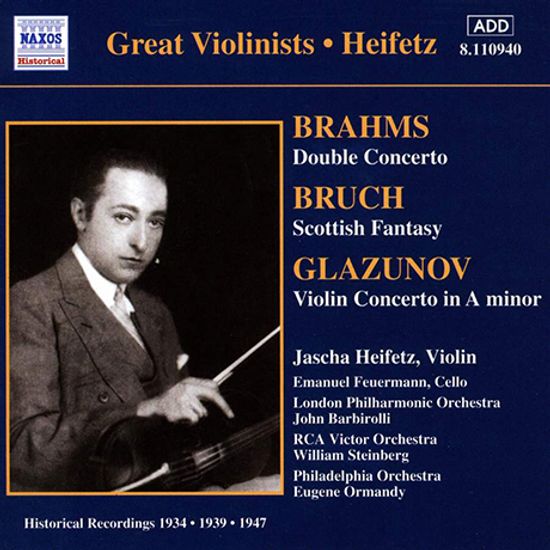 VIOLIN CONCERTO IN A MINOR OP.82/ JASCHA HEIFETZ
