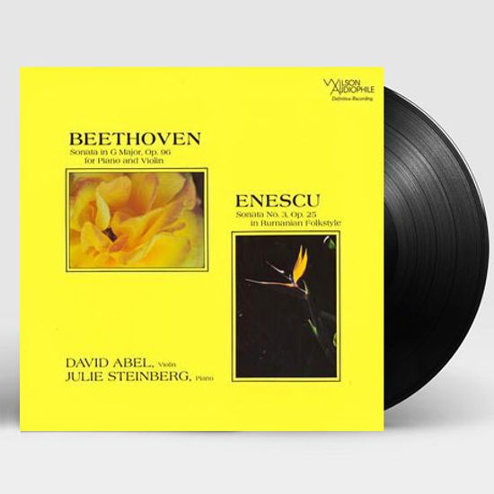 VIOLIN SONATA OP.96 & VIOLIN SONATA OP.25/ DAVID ABEL, JULIE STEINBERG [베토벤 & 에네스쿠: 바이올린 소나타 - 데이비드 아벨] [200G LP]