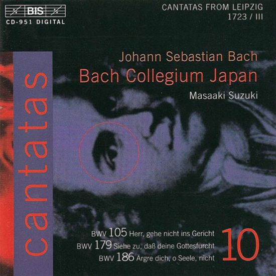 CANTATAS/ BACH COLEGIUM JAPAN/ SUZUKI VOL.10