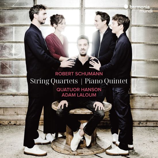 STRING QUARTETS, PIANO QUINTET/ ADAM LALOUM, QUATUOR HANSON [슈만: 현악 사중주, 피아노 오중주 - 한손 사중주단, 아담 랄룸]