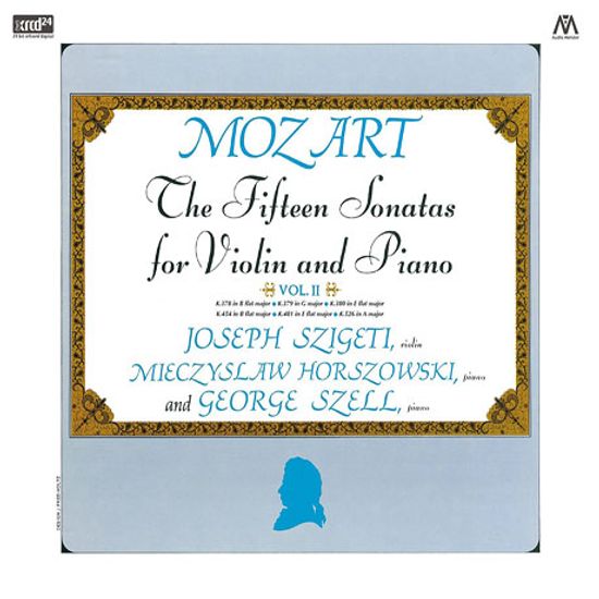 THE FIFTEEN SONATAS FOR VIOLIN AND PIANO VOL.2/ JOSEPH SZIGETI [XRCD] [모차르트: 바이올린과 피아노를 위한 소나타 2집 - 시게티]