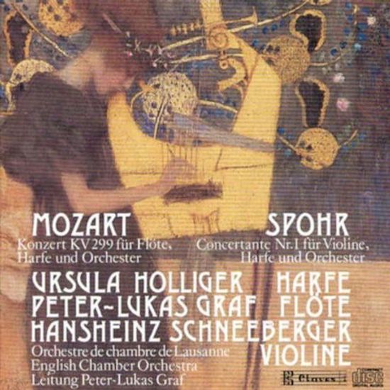 DOUBLE CONCERTO FOR FLUTE HARP AND ORCHESTRA K.299/ PETER-LUKAS GRAF, URSULA HOLLIGER
