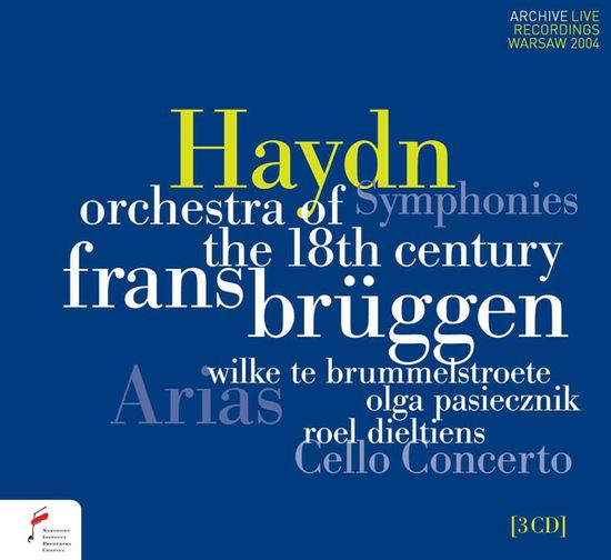 SYMPHONIES NOS.59,103,83,104,64,101 CELLO CONCERTO NO.1 ETC/ FRANS BRUGGEN, ROEL DIELTIENS [하이든: 교향곡 59번, 64번, 83번, 101번, 103번, 104번, 첼로 협주곡 1번 외 - 프란스 브뤼헌, 로엘 딜티앙]