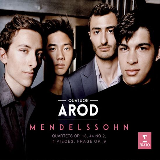 QUARTETS OP.13, 44 NO.2 & 4 PIECES, FRAGE OP.9/ QUATUOR AROD [멘델스존: 현악사중주 2 & 4번, 네개의 소품, 질문 - 아로드 사중주단]