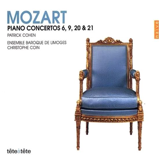 PIANO CONCERTOS 6,9,20 & 21/ PATRICK COHEN/ CHRISTOPHE COIN