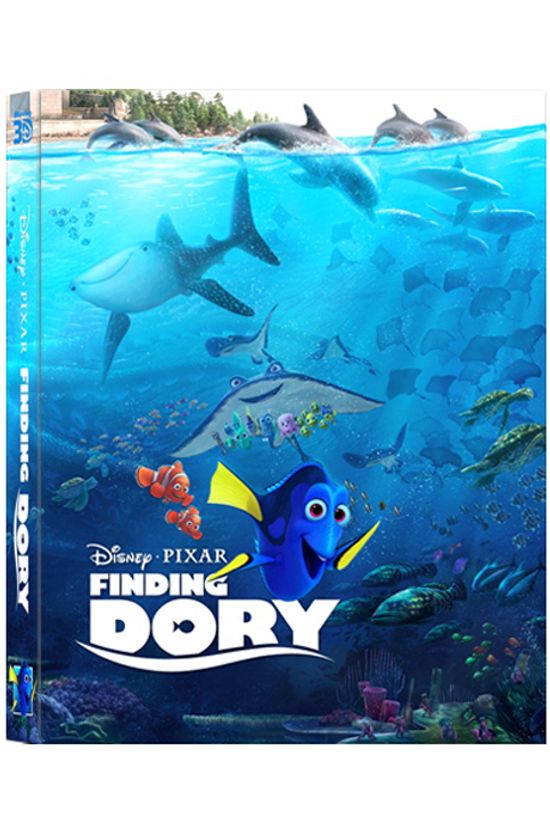 도리를 찾아서 3D+2D+보너스 [렌티큘러 풀슬립 스틸북 한정판] [FINDING DORY]