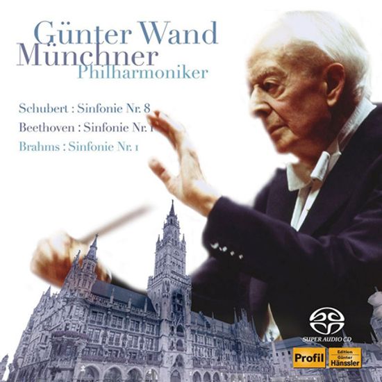 SYMPHONY NO.8 & NO.1/ GUNTER WAND [SACD HYBRID] [귄터 반트 불멸의 명연 8집 - 슈베르트: 교향곡 9번 ”그레이트”, 베토벤: 교향곡 1번, 브람스: 교향곡 1번]