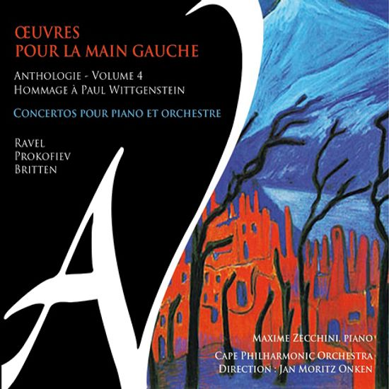 OEUVRES POUR LA MAIN GAUCHE VOL.4: HOMMAGE A PAUL WITTGENSTEIN/ JAN MORITZ ONKEN [왼손을 위한 피아노 작품 4집: 라벨, 프로코피에프, 브리튼 - 막심 제키니]