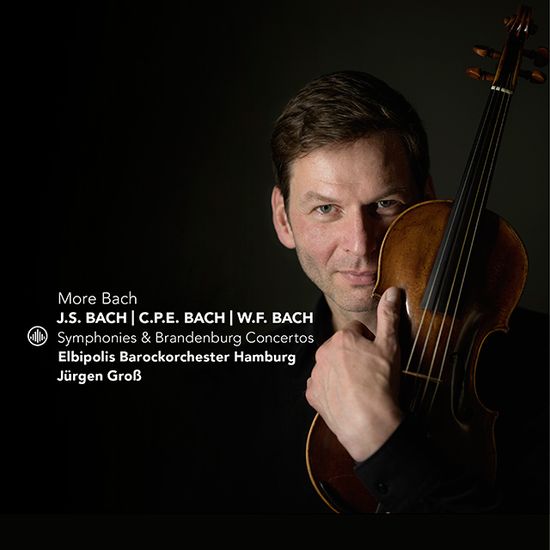 MORE BACH/ JURGEN GROS, ELBIPOLIS BAROCKORCHESTER HAMBURG [C.P.E.바흐 & 바흐: 신포니아 C장조 & 브란덴부르크 협주곡 신포니아 `불협화음` - 위르겐 그로스, 함부르크 엘비폴리스 오케스트라]