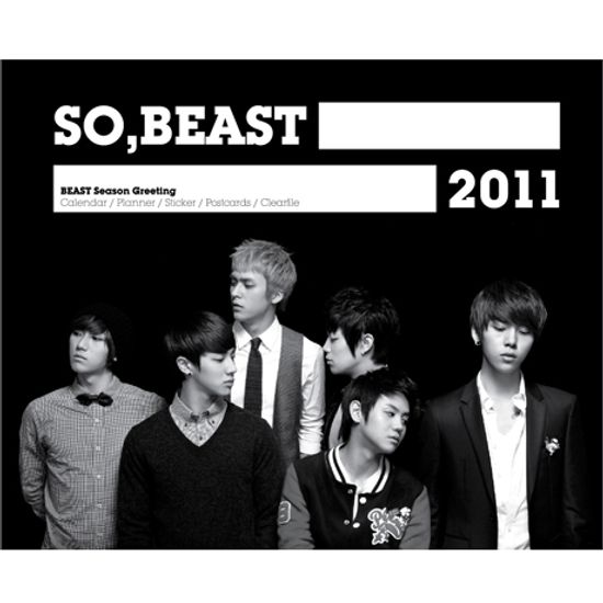 SO, BEAST 2011: BEAST SEASON GREETING [캘린더+플래너+엽서+클리어파일+스티커]
