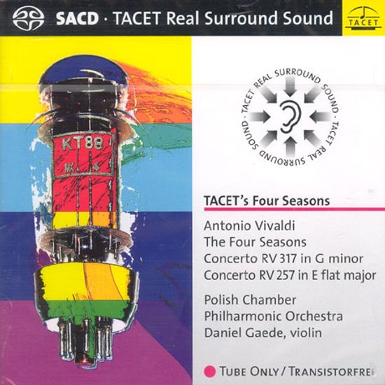 THE FOUR SEASONS/ DANIEL GAEDE [SACD HYBRID] [진공관: 비발디 협주곡 `사계`]