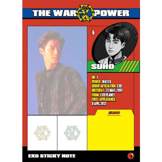 스티키노트 [SUHO] [THE WAR: THE POWER OF MUSIC]