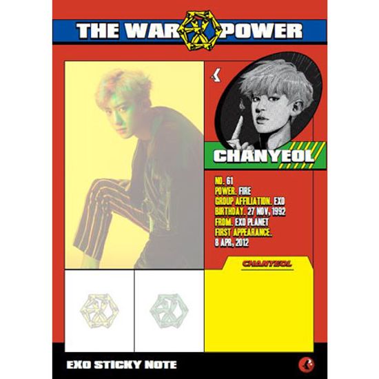 스티키노트 [CHANYEOL] [THE WAR: THE POWER OF MUSIC]