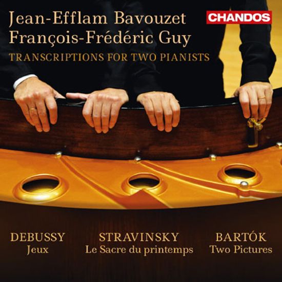 TRANSCRIPTIONS FOR TWO PIANISTS/ JEAN-EFFLAM BAVOUZET, FRANCOIS-FREDERIC GUY [두 명의 피아니스트를 위한 편곡집]