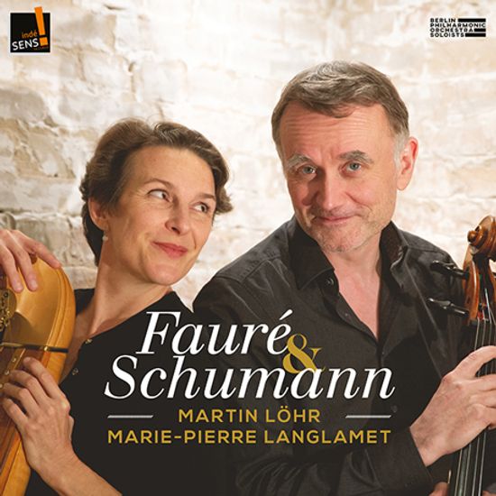 CELLO & HARP WORKS/ MARTIN LOHR, MARIE-PIERRE LANGLAMET [포레와 슈만: 첼로, 하프 작품집 - 로어, 랑글라메]