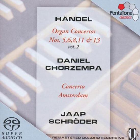 ORGAN CONCERTOS/ DANIEL CHORZEMPA, JAAP SCHRODER [SACD HYBRID] [헨델: 오른간 협주곡의 예술 2집]