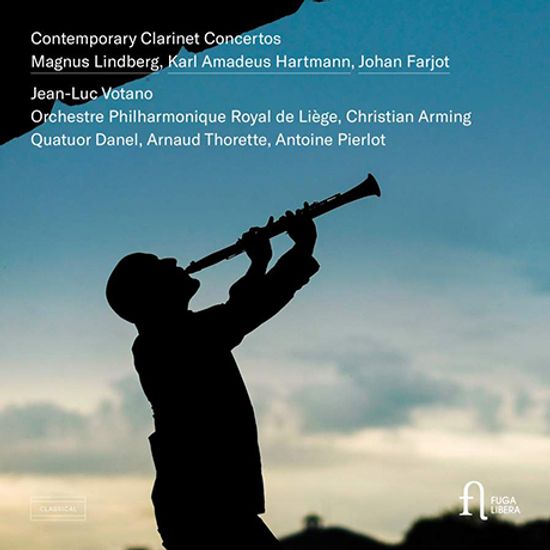 CONTEMPORARY CLARINET CONCERTOS/ JEAN-LUC VOTANO, CHRISTIAN ARMING [하르트만, 린드베리: 클라리넷 협주곡 - 장 뤼크 보타노, 크리스티안 아르밍]