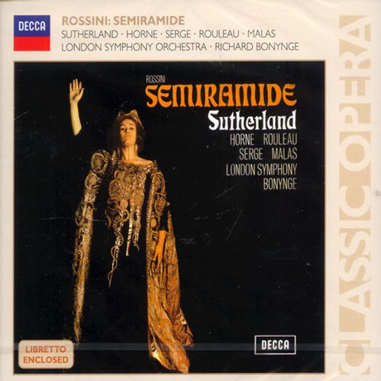SEMIRAMIDE/ JOAN SUTHERLAND/ RICHARD BONYNGE