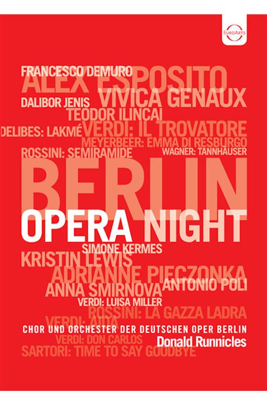 BERLIN OPERA NIGHT/ DONALD RUNNICLES [베를린 오페라의 밤 갈라 콘서트]