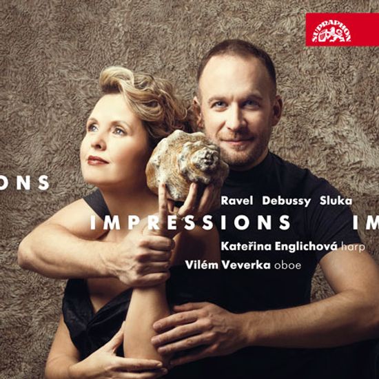 IMPRESSIONS/ KATERINA ENGLICHOVA, VILEM VEVERKA [라벨, 슬루카, 드뷔시: 하프와 오보에를 위한 작품 및 편곡]