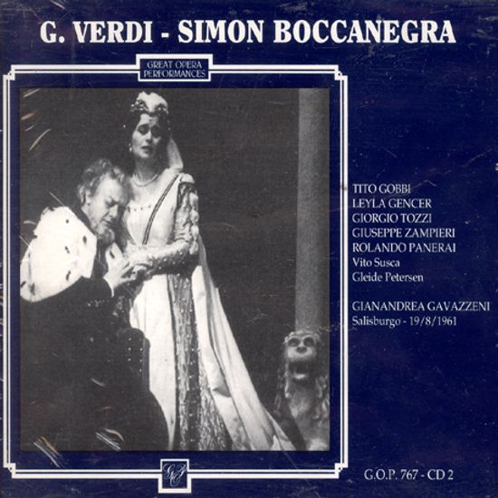 SIMON BOCCANEGRA/ GOBBI-GENCER 1961